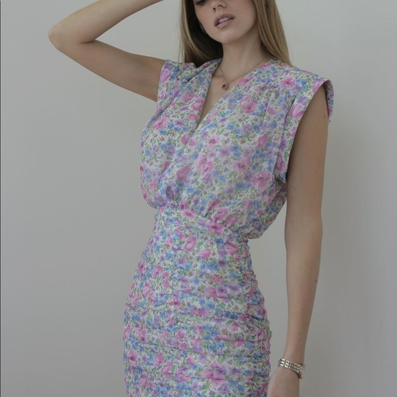 Zara floral mini dress NWT s - Picture 4 of 7